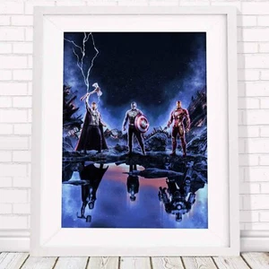 AVENGERS END GAME - Marvel Poster Picture Print Sizes A5 to A0 **FREE DELIVERY** - Picture 1 of 14