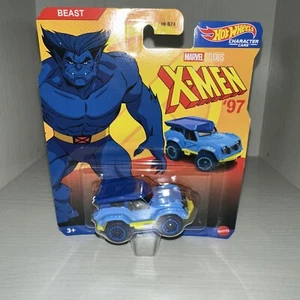 Hot Wheels Character Cars: BEAST | Marvel Studios X-Men '97 | 2023 Mattel - Picture 1 of 2