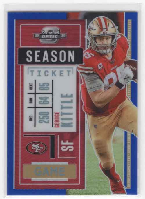 2020 Panini Contenders Optic Blue #51 George Kittle /99 - Image 1 of 1