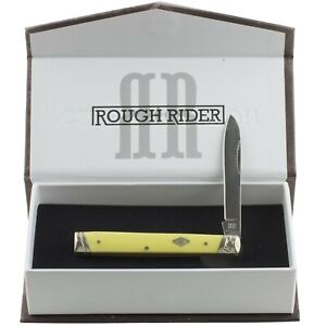 Rough Rider Yellow Classic Carbon Series Folding Pocket Doctors Knife RR1732