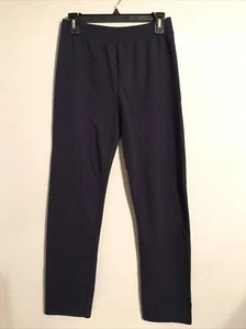 HANES Girls Size XL(14/16) Sweatpants Elastic Waistband Jogger Runner Gym Navy - Picture 1 of 7