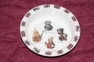 Vintage Alice Adventures On Wonderland 1987 Melamine Bowl (Alice In Wonderland) - Picture 1 of 4