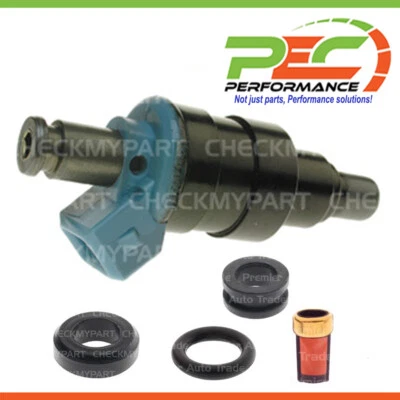 4x Nueva configuración de inyector de combustible DENSO 700cc para Mitsubishi RVR Gen I 4 cilindros 2,0 L turbo Foto 1 de 4