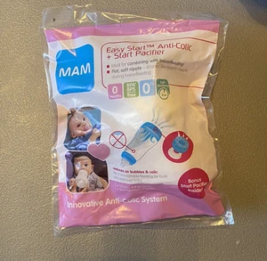 MAM Easy Start ANTI-COLIC Bottle 4.5oz STARTER Pacifier BPA Free NEWBORN New/Pkg - Picture 1 of 3