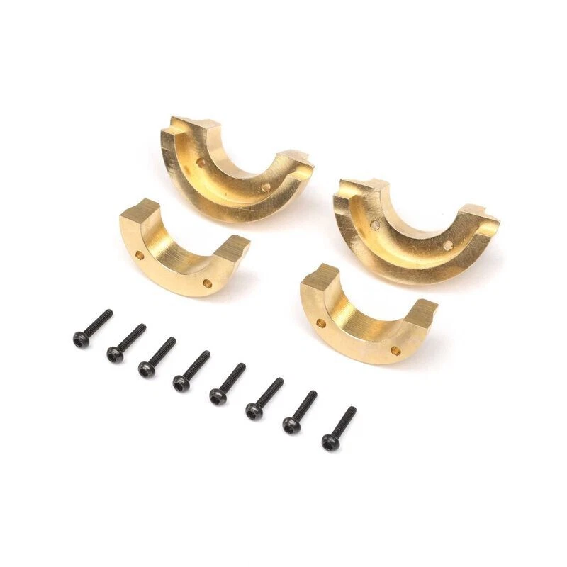 Axial AXI302004 Knuckle Weights, Brass (4): SCX24, AX24 - Image 1 of 1
