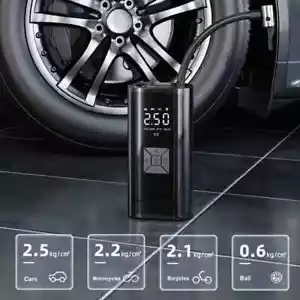Inflador de Neumáticos de Coche Inalámbrico Portátil Coche Pantalla Digital Alta Potencia 12v/120W - Imagen 1 de 9