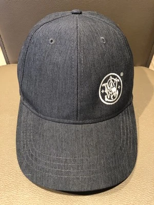 Boné caminhoneiro Smith & Wesson logotipo bordado campo de tiro cinza OSFA ESTADO PERFEITO - Imagem 1 de 4