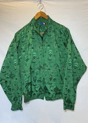 Vintage 90’s TAIL Windbreaker Jacket Green Fun Circus Embroidered Women’s Medium - Image 1 of 4