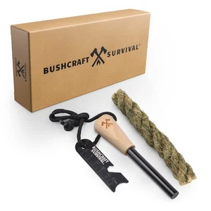 Gear Ferro Rod Fire Starter | Flint and Steel Campfire Starter Kit w/Tinder R... - Picture 1 of 9