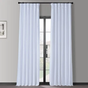 Faux Silk Blackout Curtains 84 Inches Long for Bedroom & Living Room Vintage ... - Picture 1 of 9