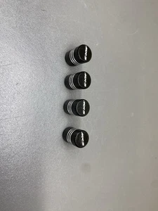 4x Mazda MX5 Dust Caps Wheel Tyre Valve In Black MX-5 Mx5 Mk1 Mk2 Mk2.5 Mk3 Rf - Picture 1 of 4