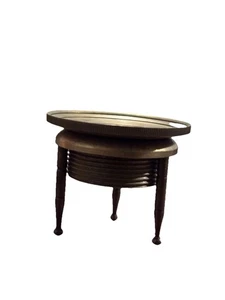 Antike Messing Schreibtischlupe Lupe Dreibein Tischplatte Sammlerstück - Bild 1 von 5