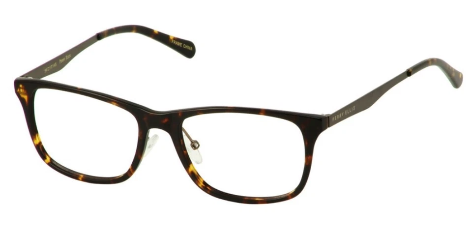 NEW PERRY ELLIS PE 419-1 Tortoise Shell Men's Plastic Eyeglasses Frame 54-17-145 - Image 1 of 1