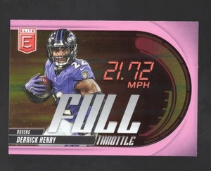 Panini Donruss Elite 2025 - Acelerador completo Derrick Henry #8 rosa - Imagen 1 de 3