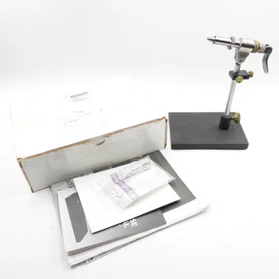 HMH Spartan Fly Tying Vise. W/ Profile Plate, Spare Jaw, & Box. - Image 1 of 4