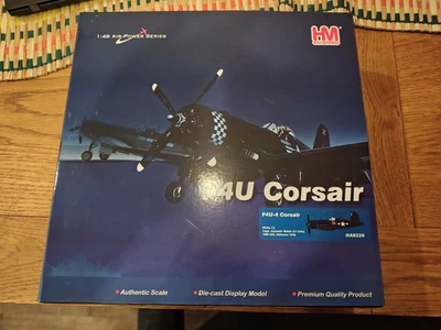 Hobby Master Vought F4U-4 Corsair USMC VMF-222 "Bianco 13" Kenneth Walsh HA8226 - Immagine 1 di 4