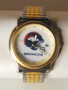 Denver Broncos | Bulova | vintage | orologio Sportstime | cinturino Speidel twist o'flex - Foto 1 di 4