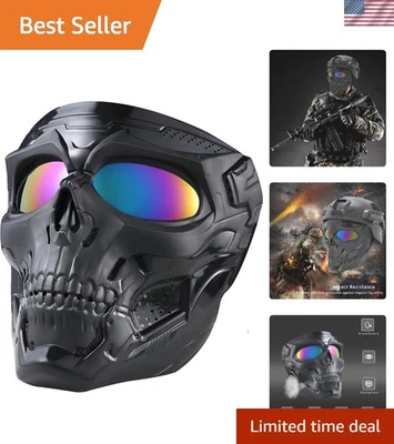 Versatile Skull Tactical Mask – Perfect for Airsoft, Movies, and Halloween Fun - Image 1 of 4