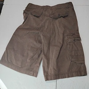 Ocean Pacific Cargo Shorts Mens 30x11 Brown Striped RN52469 - Picture 1 of 6