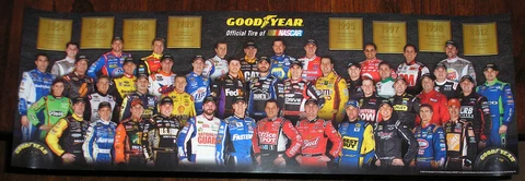 2012 DAYTONA 500 GOODYEAR POSTER DANICA PATRICK DALE EARNHARDT JR. JEFF GORDON + Cover