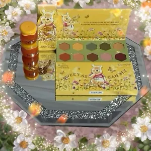 Colourpop Disney Winnie the Pooh Sweet as Hunny Eyeshadow Palette & Lip Set NEW - Picture 1 of 14