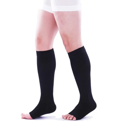 20-30 mmHg Medical Compression Socks Men Women Support Varicose Veins Stockings - Image 1 of 4