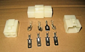 NUEVO ENCHUFE DE PASADOR DE 4 VÍAS X 2 CONECTORES ENCHUFE DE PASADOR DE 6,3 MM BARCOS MARINOS - Imagen 1 de 5