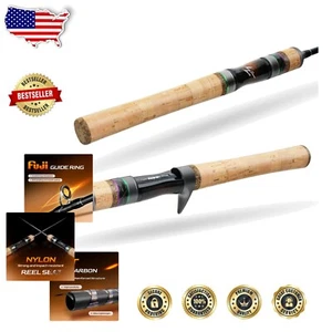 Magic L 5.5ft Ultralight Fishing Rod - 2PCS BFS Casting Rod with Fuji Guides - Picture 1 of 9