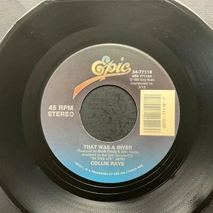 Collin Raye, That Was A River / Big River, 7" 45rpm, Vinyl VG+ - Picture 1 of 2
