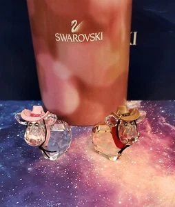 Swarovski Cowboy & Cowgirl Mo Limited Edition Crystal Lovlots #5004625 - Retired - Picture 1 of 10