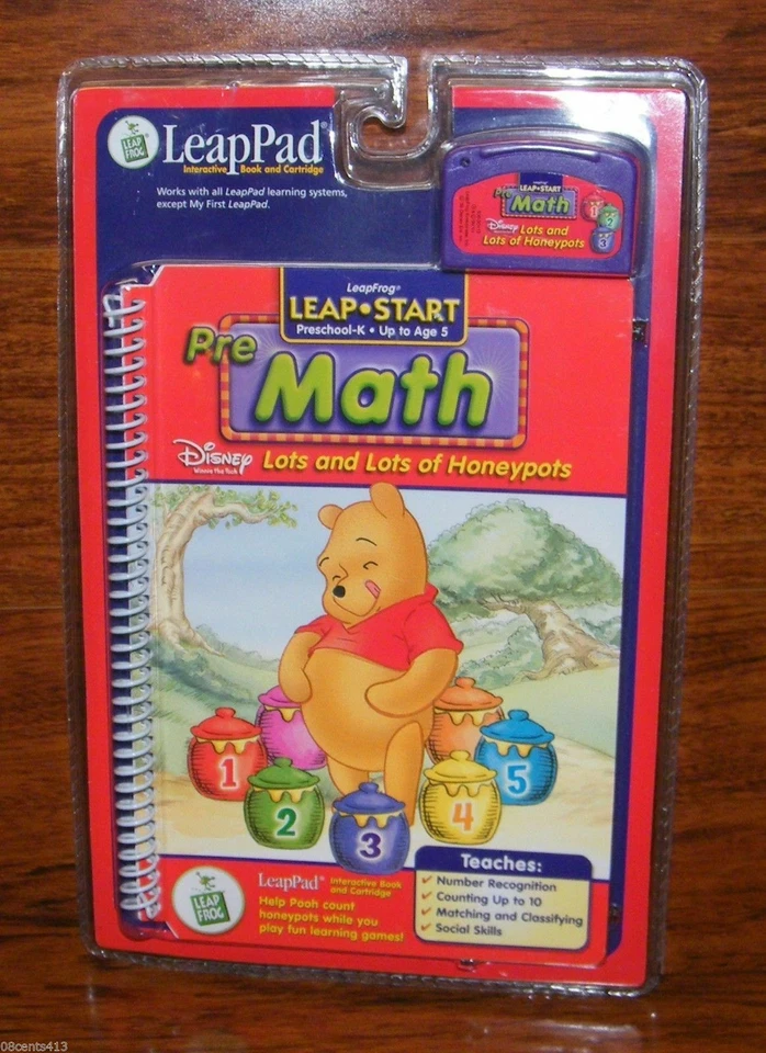 LeapPad Leap Start Learning System Game & Book Pre-Math Lots & Lots of Honeypots - Image 1 of 2