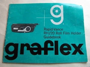 Vintage Graflex Rapid-Vance RH/20 Film Holder Guidebook Instructions 1804/865 - Picture 1 of 2