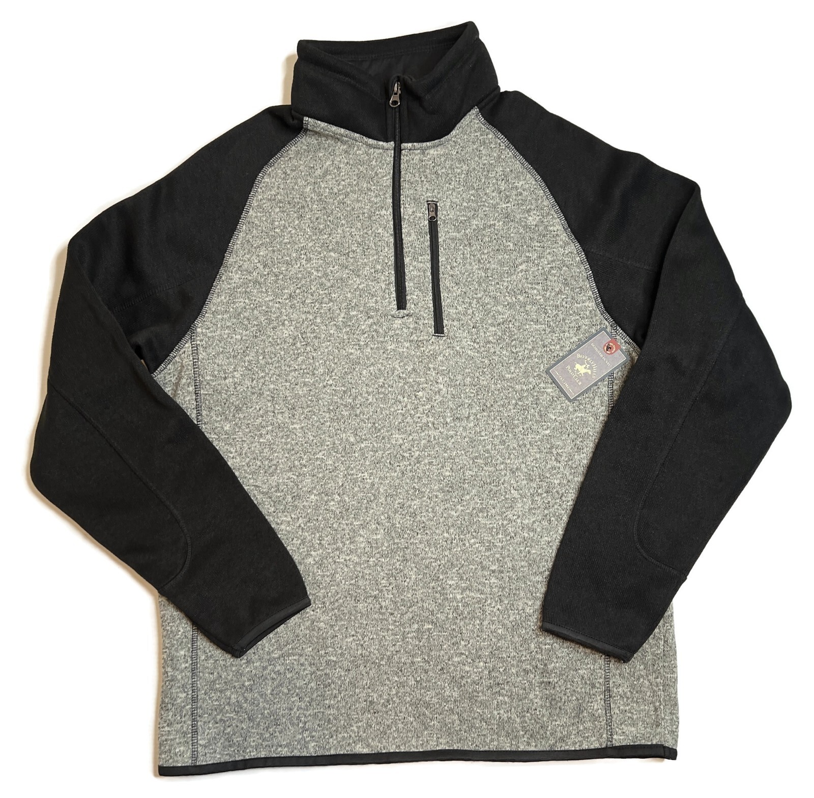 Zip Fleece Pullover Medium 