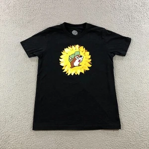 Buc-ee's T shirt Sz Youth Black Sunflower gas station - Picture 1 of 11