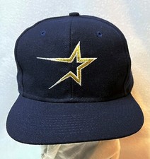 Vintage 1995 Houston Astros Hat Navy Blue MLB Embroidered Baseball Cap Snapback