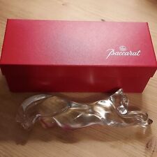 Baccarat Cat 8.25 inches paperweight sculpture
