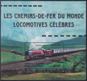 GUINEA Sc# 1918 MNH SOUVENIR SHEET of ENGLAND'S DUCHESS HAMILTON LOCOMOTIVE - Picture 1 of 1