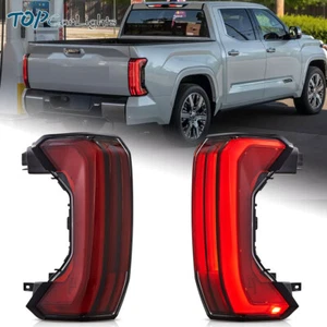 Luces traseras LED de lente roja VLAND para Toyota Tundra 2022-2024 con animación de puesta en marcha - Imagen 1 de 11