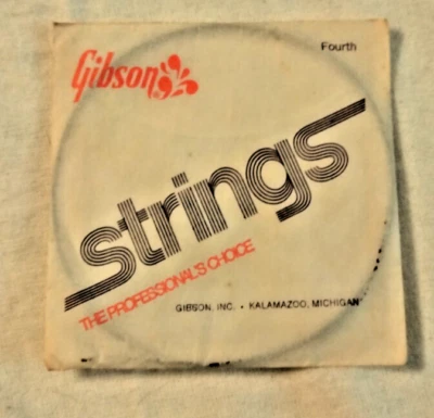 1 New Sealed Gibson Strings fourth Banjo / Mandolin - Image 1 of 2