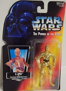 Star Wars The Power of the Force 1995 C-3PO como nuevo en tarjeta - Imagen 1 de 2