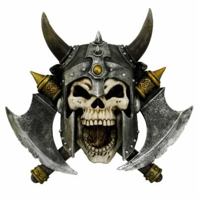 Valhalla's Vengeance Skeleton Viking Wall Plaque - Image 1 of 3