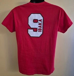 Toronto Raptors Serge IBAKA 47' NBA Basketball Shirt Jersey Shirsey Used M - Picture 1 of 4