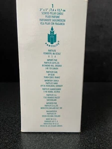 Partylite Scented Pillar Candle Gardenia 3  x 5  White S3510 - Picture 1 of 4