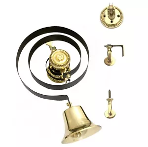 Kit campana maggiordomo vittoriano con corda, campana in ottone e pulegge - NO PULL - Foto 1 di 1