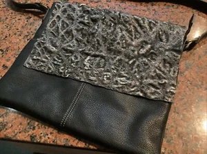 Large Black women's handbag Over The Shoulder - Picture 1 of 8