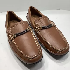 Dexter Comfort Memory Foam Tan Loafers/ Driving Moccasins Mens Size 7M, Exc - Picture 1 of 7