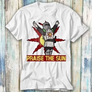 T-Shirt Praise The Sun Thank God Online Gaming Dark Souls Top T-Shirt Unisex 1336 - Bild 1 von 2