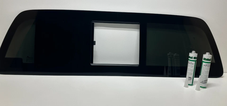 Fits 2008-2016 Ford F250 F350 Back Glass Manual Sliding Window NonHeat Flush Fit - Image 1 of 4