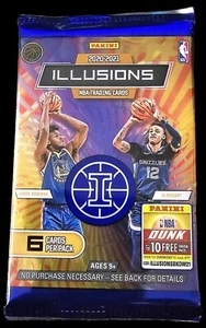 (1) 2020-2021 Panini Illusions Factory Sealed Pack Edwards & Haliburton RY - Picture 1 of 2