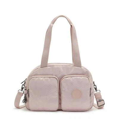 Kipling COOL DEFEA Medium Schultertasche - Pink Flow Embossed UVP 93£ - Bild 1 von 4